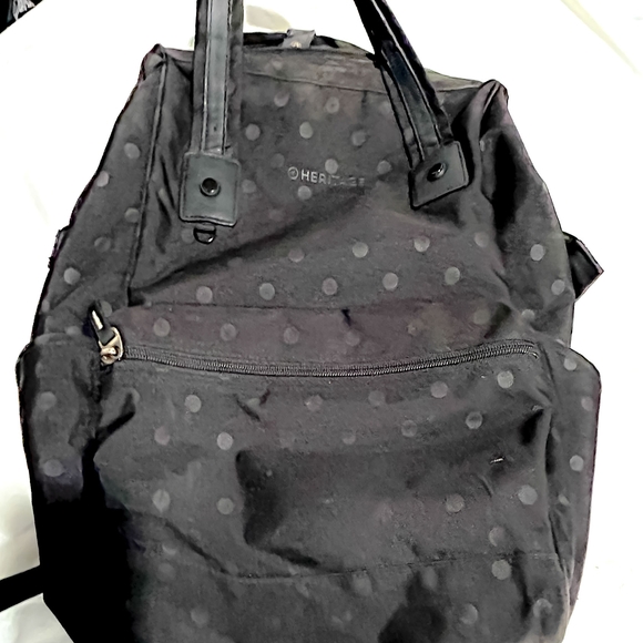 Black Polka Dot Backpack - Picture 1 of 4